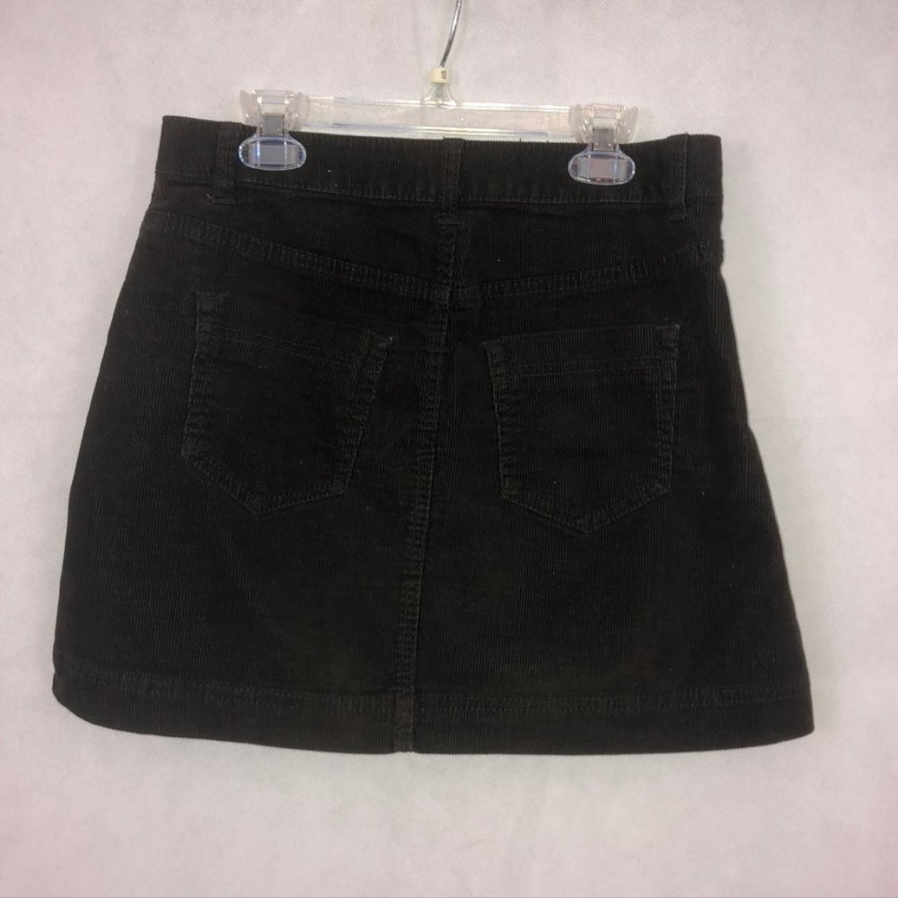 Forever 21 Dark Brown Corduroy Skirt Size 26 - Picture 2 of 4